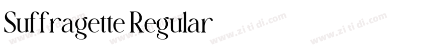 Suffragette Regular字体转换